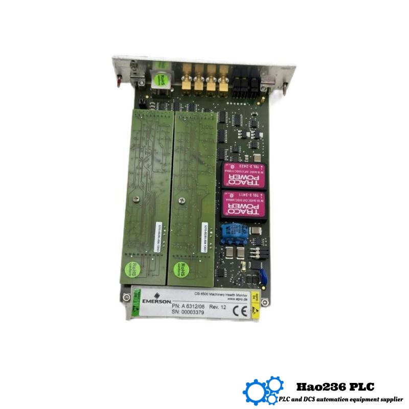 Emerson A6312/06 Mechanical Health Monitor CSI 6500 series