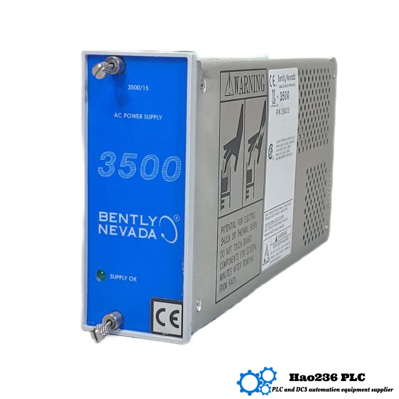 Bently Nevada 3500/15 114M5330-01 Low Voltage DC Power Supply Module 3500 Series