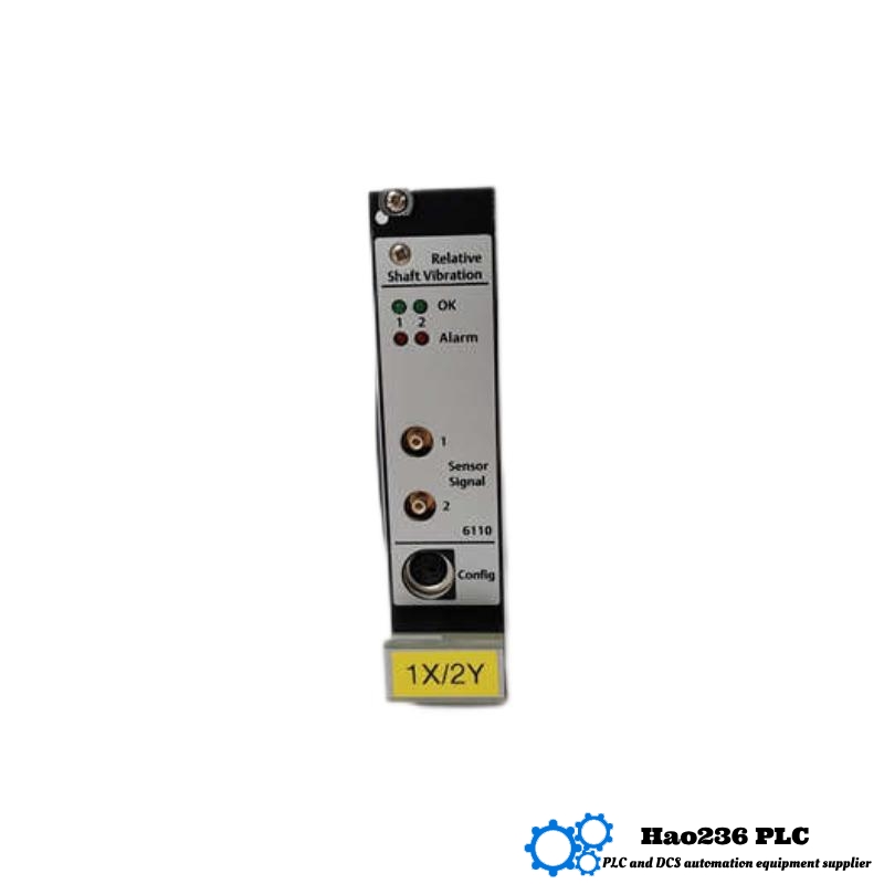 Emerson A6110 Shaft Relative Vibration Monitor Vibration Monitoring Series