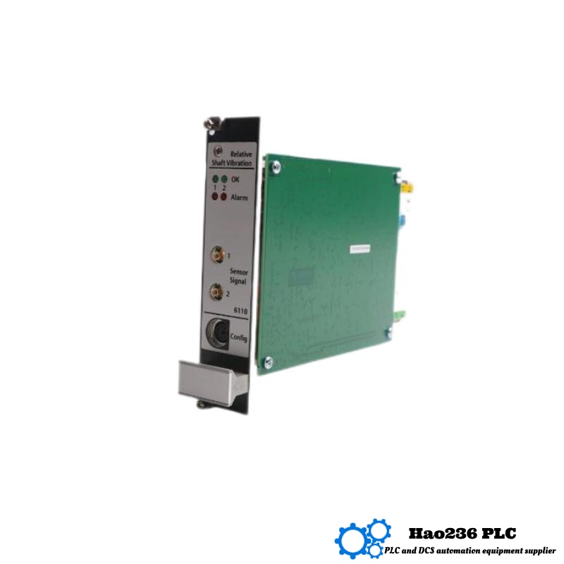 Emerson A6110 Shaft Relative Vibration Monitor Vibration Monitoring Series