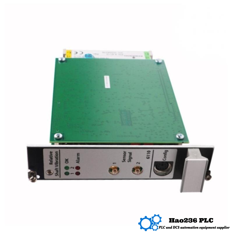 Emerson A6110 Shaft Relative Vibration Monitor Vibration Monitoring Series
