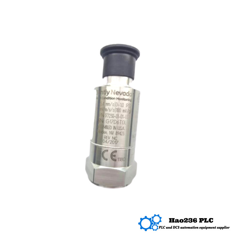Bently Nevada 177230-01-01-05 Seismic Sensor