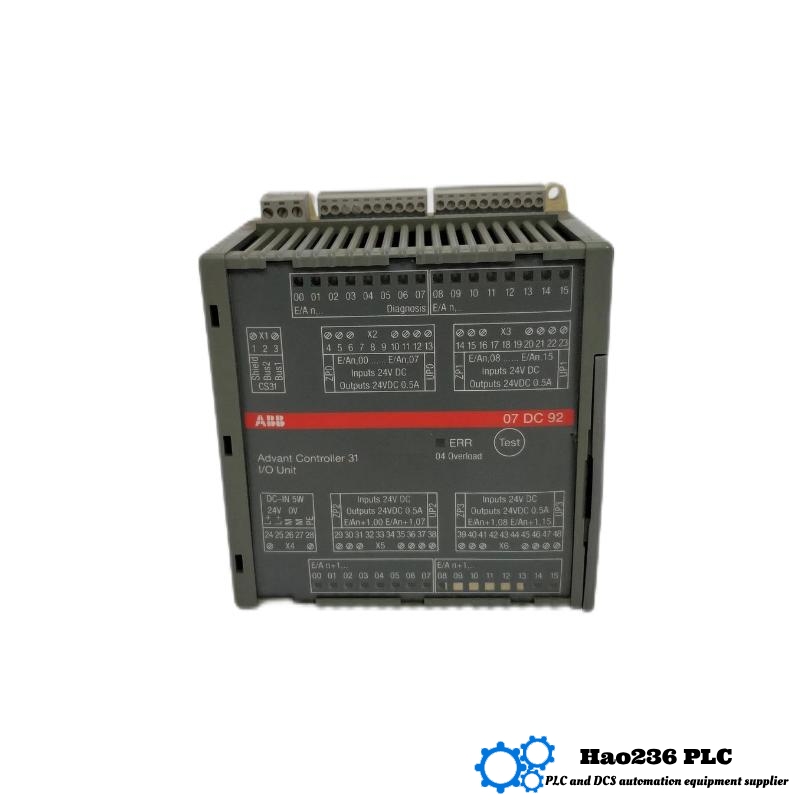 ABB 07DC92 GJR5252200R0101 Digital I/O Module AC500 series