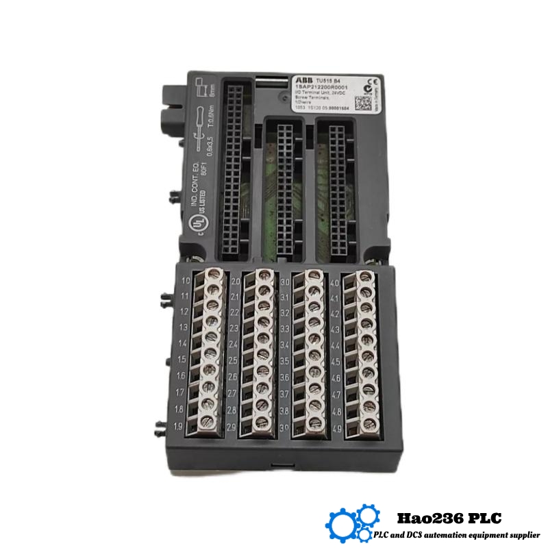 ABB TU515 1SAP212200R0001 S500 I/O Terminal Unit S500 I/O series