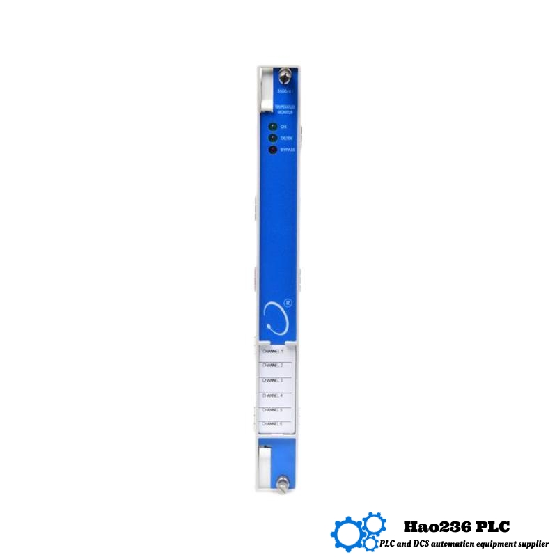 Bently Nevada 3500/61-01-00 163179-02 Temperature Monitor (with Recorder) 3500 Series