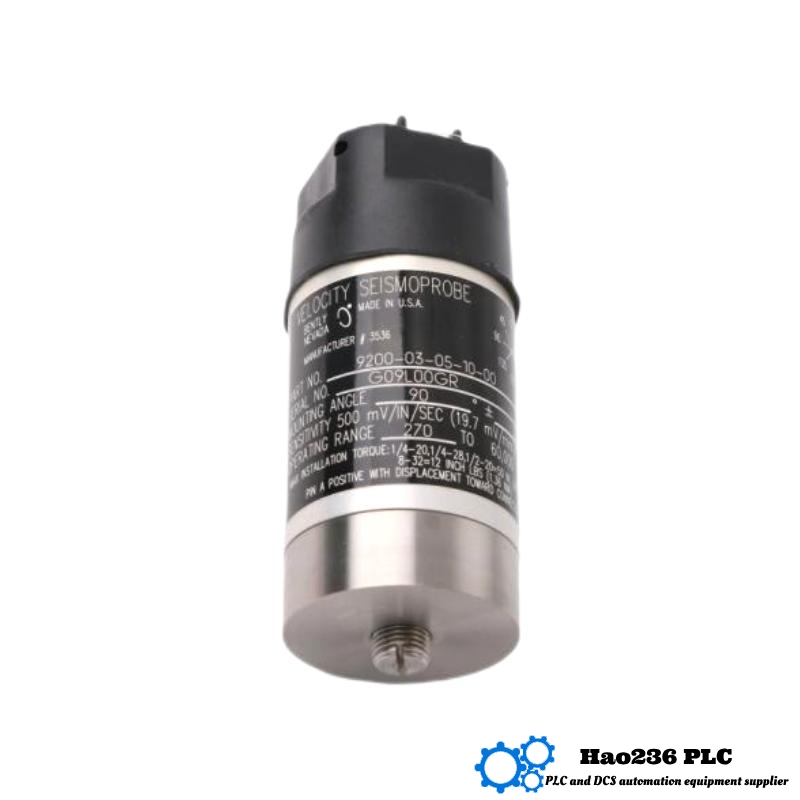 Bently Nevada 9200-03-05-10-00 Dual-Wire Velocity Seismic Sensor 9200 Series