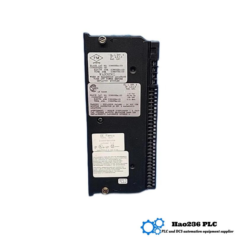 GE IC660BBA103 Thermocouple Input Module RX3i Control System Series