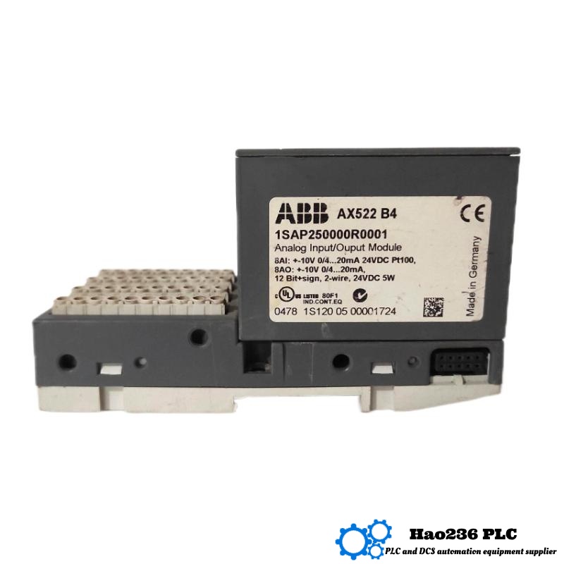 ABB AX522 1SAP250000R0001 Analog Input/Output Module
