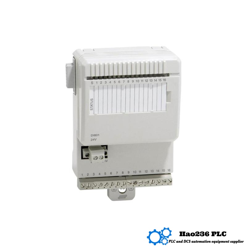 ABB DI801 3BSE020508R1 16-Channel 24 V Digital Input Module