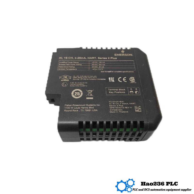 Emerson KC3010X1-BA1 Analog Input Module DeltaV Series