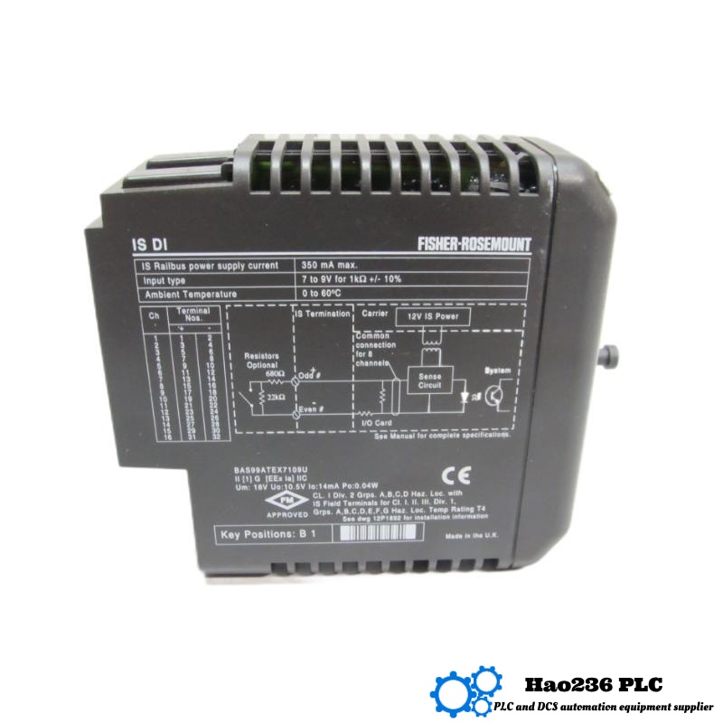 Emerson KJ3101X1-BB1 IS DI Module DeltaV series