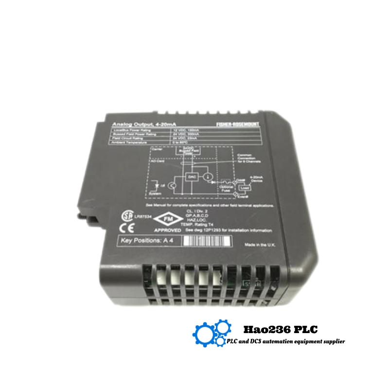 Emerson KJ3102X1-BE1 Safety Analog Output Module DeltaV Series