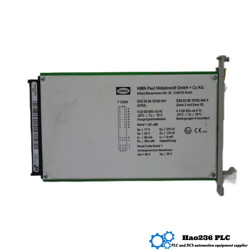 HIMA F3328 Safety System Input Module Planar F Series