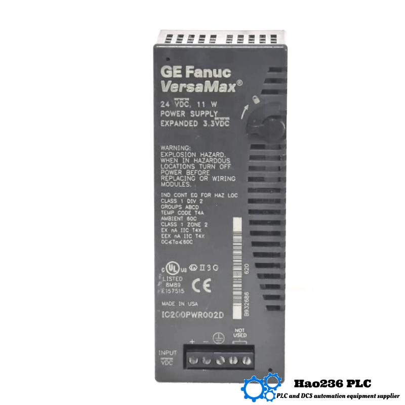 GE IC200PWR002D Power Supply Module VersaMax series