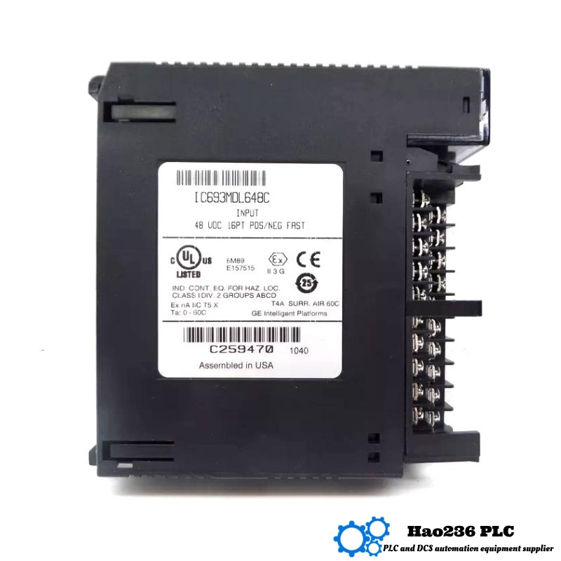 GE IC693MDL648 Positive/Negative Logic Input Module