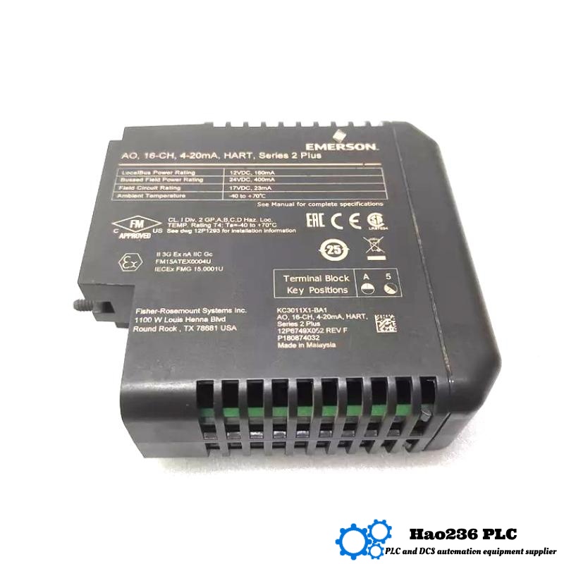 Emerson KC3011X1-BA1 Analog Output Module DeltaV series