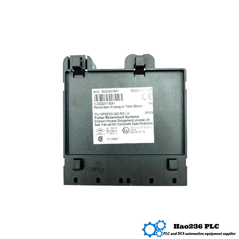 Emerson KJ3222X1-EA1 Redundant Analog Input Terminal Block DeltaV Series
