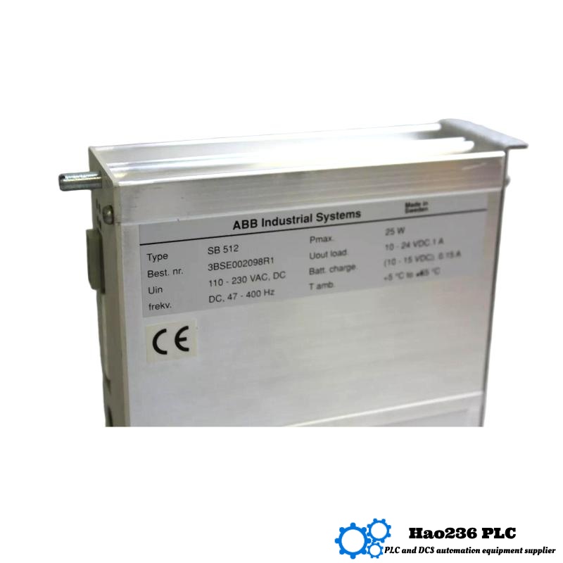 ABB SB512 3BSE002098R1 Power Supply