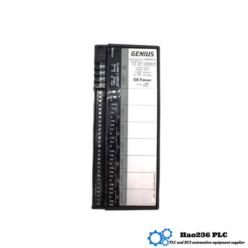 GE IC660BBA106 Current Source Analog Input Module 90-30 Series