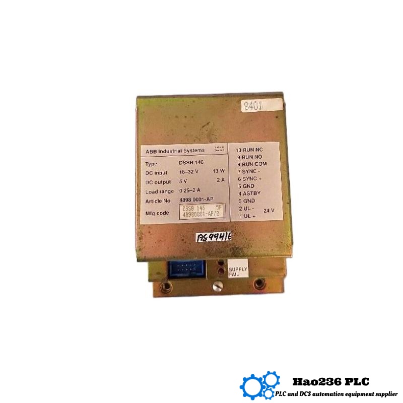 ABB DSSB 146 4898 0001-AP/2 Converter