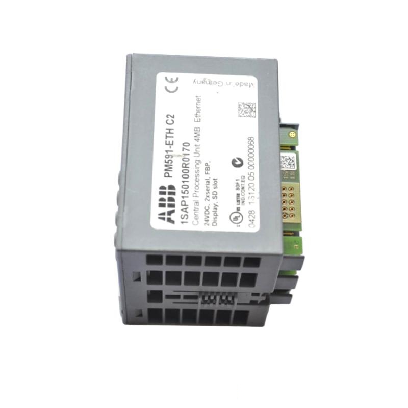 ABB PM591-ETH 1SAP150100R0170 CPU Programmable Logic Controller (PLC) AC500 Series