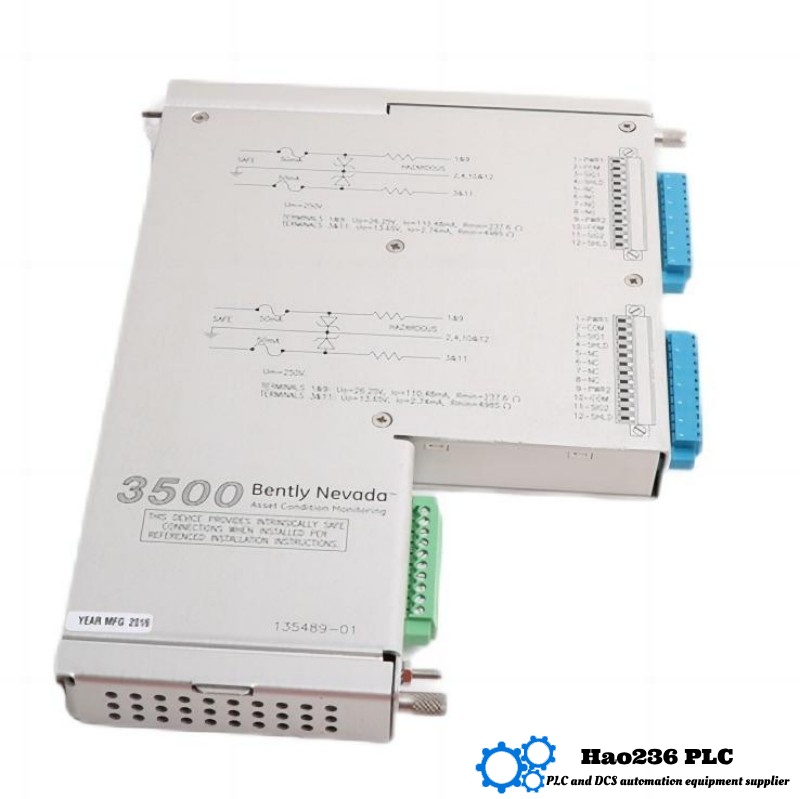 Bently Nevada 3500/42M 135489-02 Prox/Seismic I/O Module with Internal Terminations