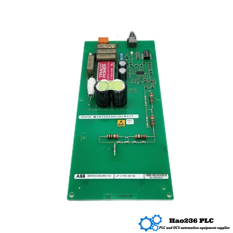 ABB UF C765 AE102 3BHE003604R0102 ACS6000 EAF Interface Board Earth Fault Monitor Board