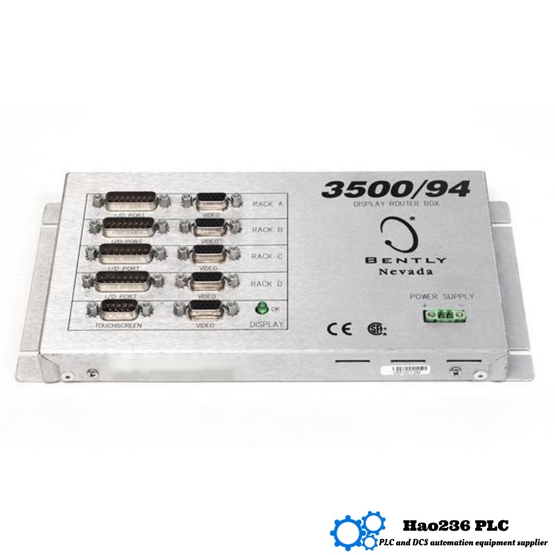 Bently Nevada 3500/94 149356-01 VGA Display Router Box