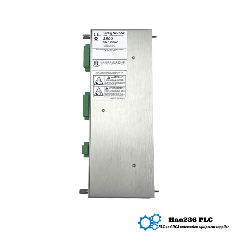 Bently Nevada 3500/04 176449-01+125680-01 Proximitor Monitor + Proximitor I/O Module with Internal Terminations