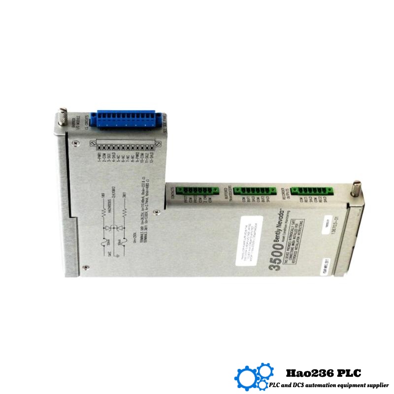 Bently Nevada 3500/04 138257-01 Internal Barriers Earthing Module