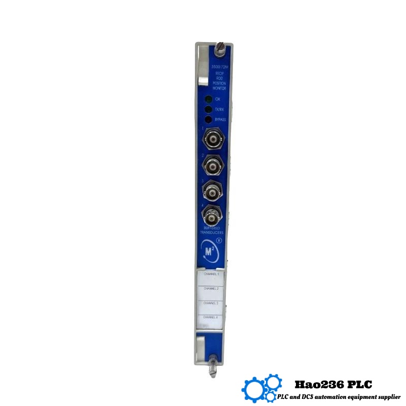 Bently Nevada 3500/72 140734-08 4-Channel Position Monitor Module