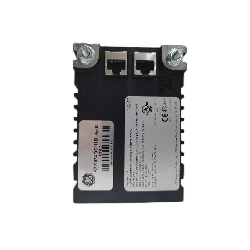 GE Fanuc General Electric IS220PAOCH1B Analog Output Module I/O Pack Mark VIe Industrial Control PLC Module