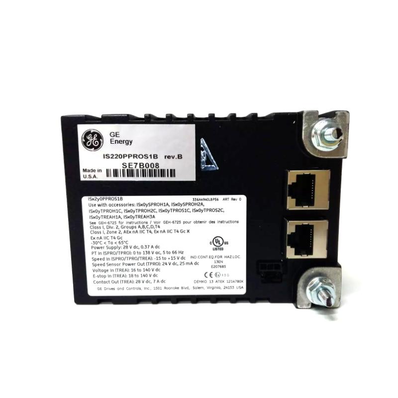 GE Fanuc General Electric IS220PPROS1B Emergency Turbine Protection I/O Pack Backup Turbine Protection Module