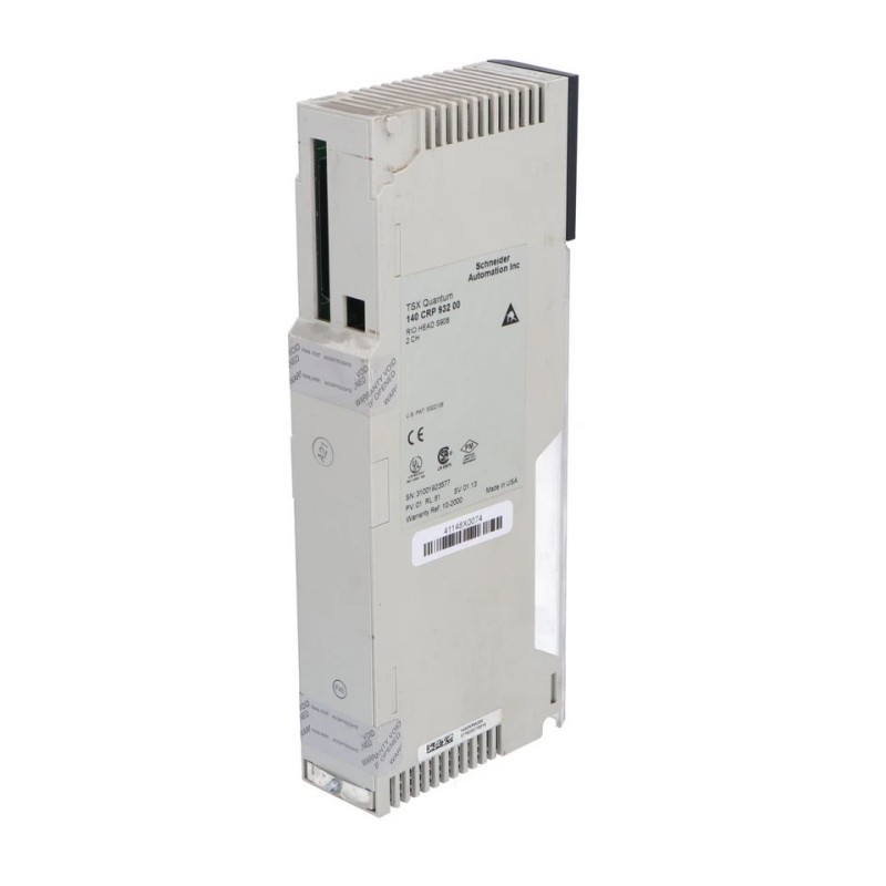 Schneider Electric 140CRP93200 RIO Head End Adaptor Module Modicon Quantum 2 Connectors With Redundant Cable