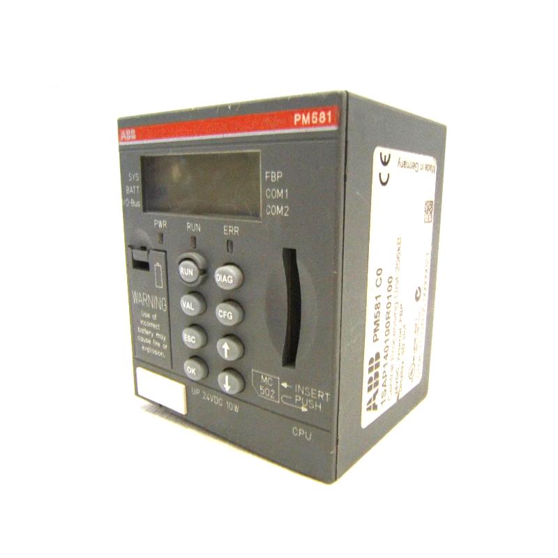 ABB PM581 PM581-ETH 1SAP140100R0100 CPU Module Central Processing Unit