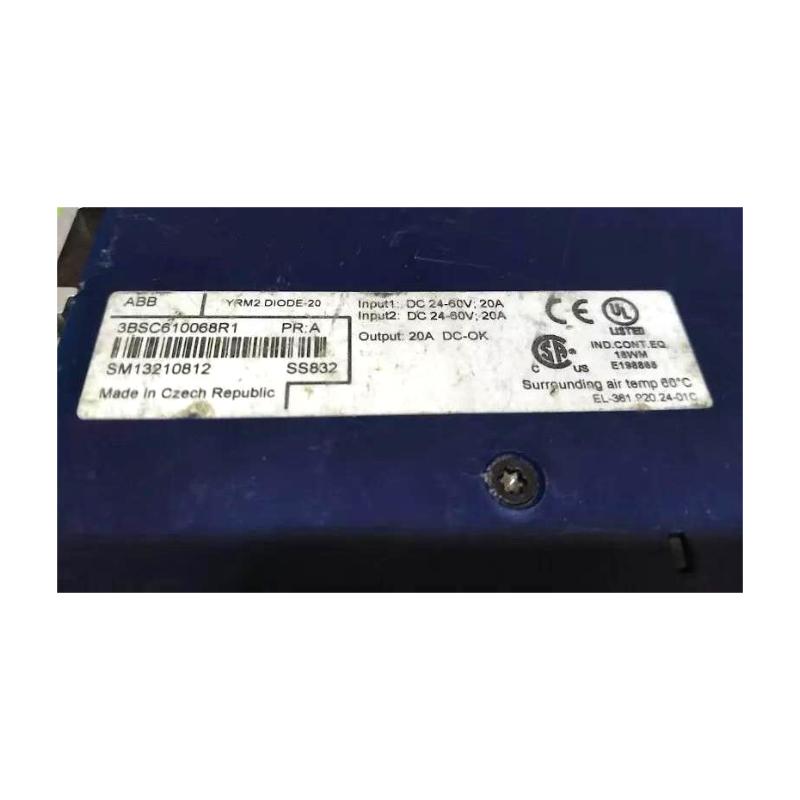 ABB SS832 3BSC610068R1 Power Voting Unit