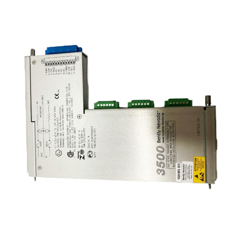 Bently Nevada 3500/50 136703-01 Discrete Internally Isolated I/O Modules