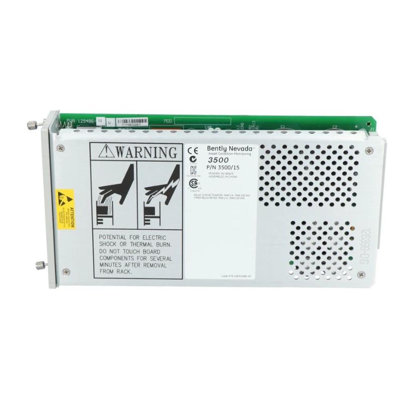 Bently Nevada 3500/15 133292-01 Low-Voltage DC Power Supply Module (Spare Parts)