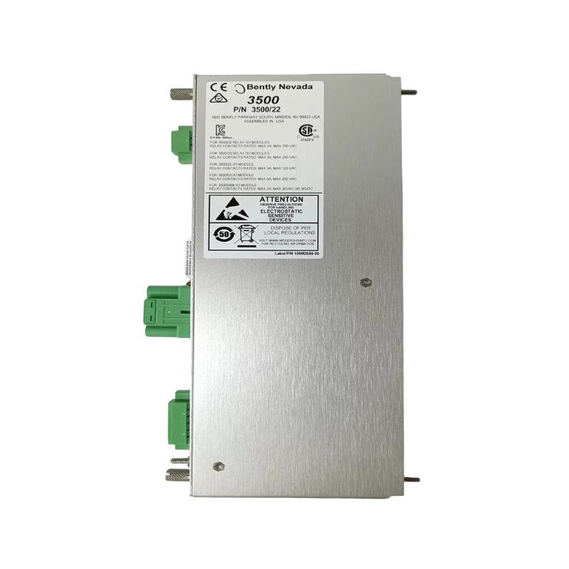 Bently Nevada 3500/22 138607-01+146031-01 Transient Data Interface Module + I/O Module