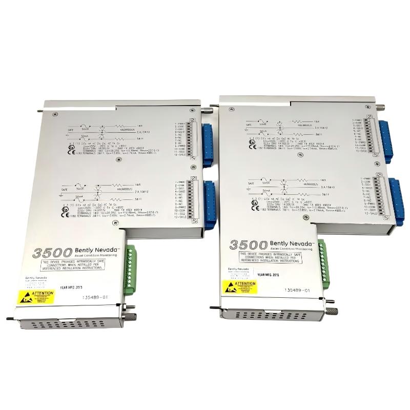 Bently Nevada 3500/42M 135489-01 Preamplifier Seismic Monitor I/O Module