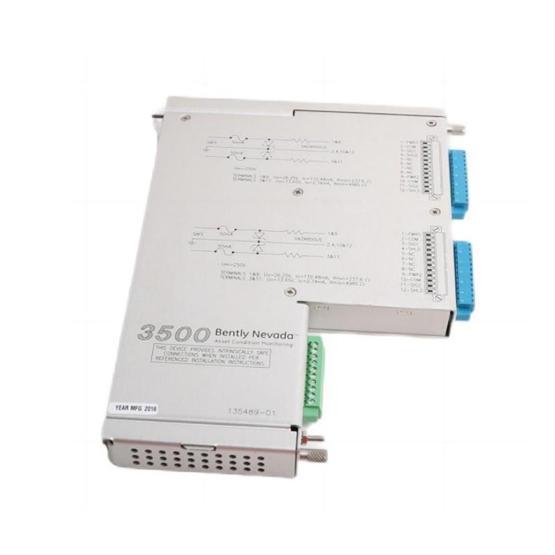 Bently Nevada 3500/42M 135489-02 Preamplifier Seismic Monitor I/O Module