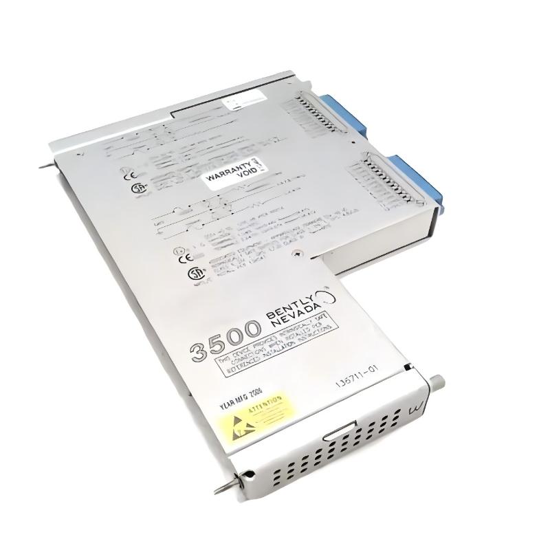 Bently Nevada 3500/60 136711-01 I/O Module With Internal Barriers And Internal Terminals