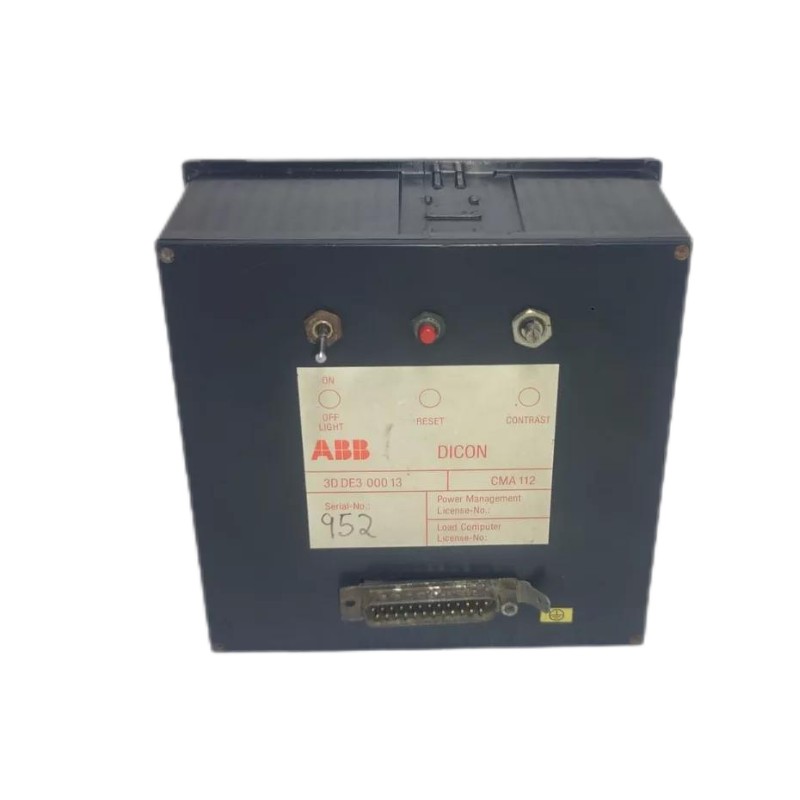 ABB CMA112/CMA 112 3DDE300013/3D DE3 000 13 DICON Diesel Control Display Panel