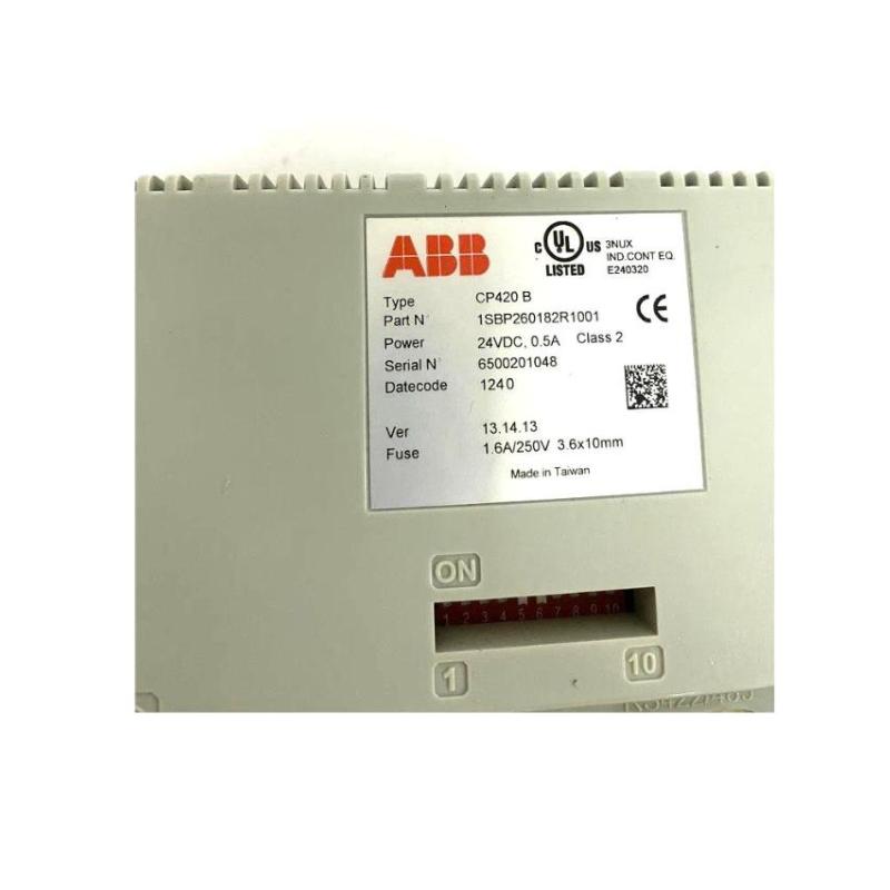 ABB CP420B 1SBP260182R1001 Control Panel