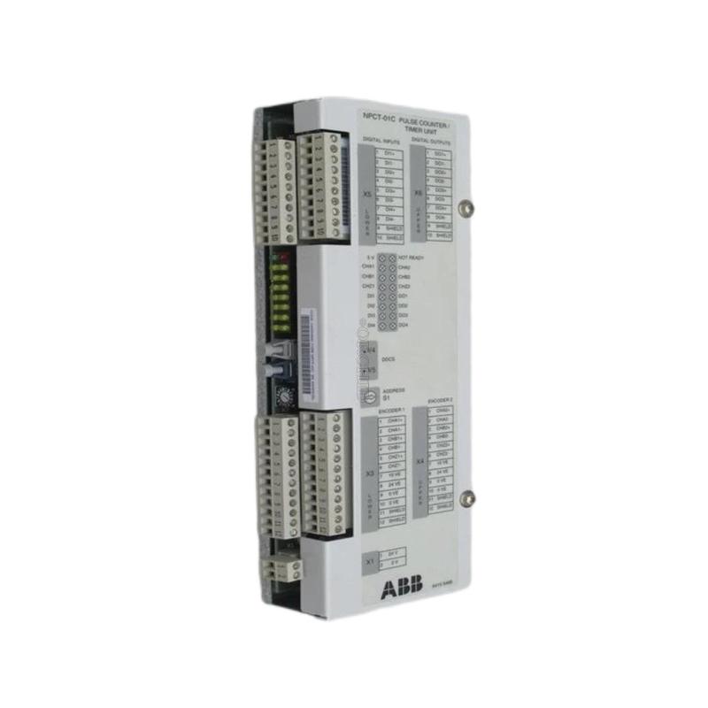 ABB NPCT-01C 64009486/64009486D Pulse Counter Timer Unit