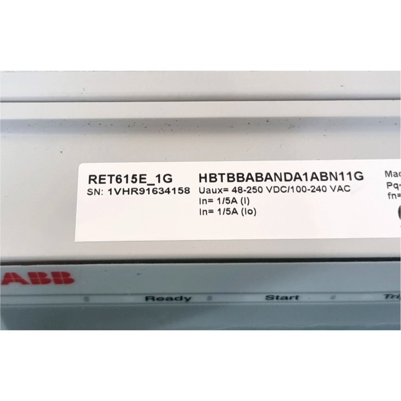 ABB RET615E-1G/RET615E_1G Transformer Protection and Control