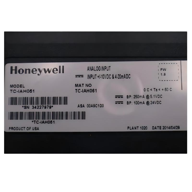Honeywell TC-IAH061 Experion LS High-Level Analog Input Module