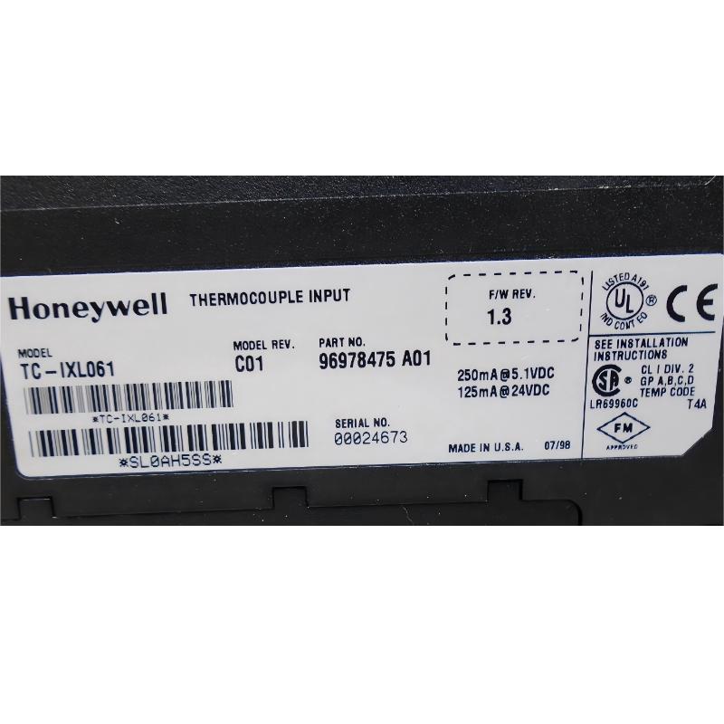 Honeywell TC-IXL061 96978475 A01 Experion LS Thermocouple Input Module