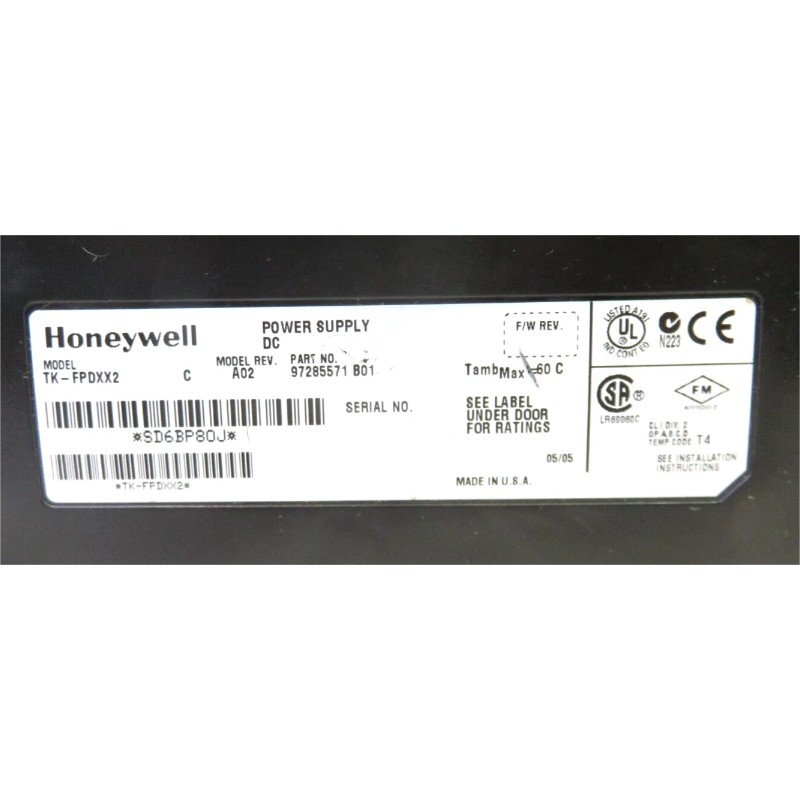 Honeywell TK-FPDXX2 97285571 B01 Experion LS Power Module