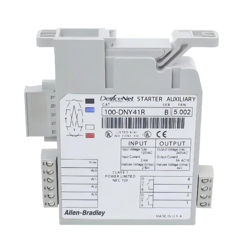 Allen Bradley 100-DNY41R DeviceNet Starter Auxiliary (DSA) Module